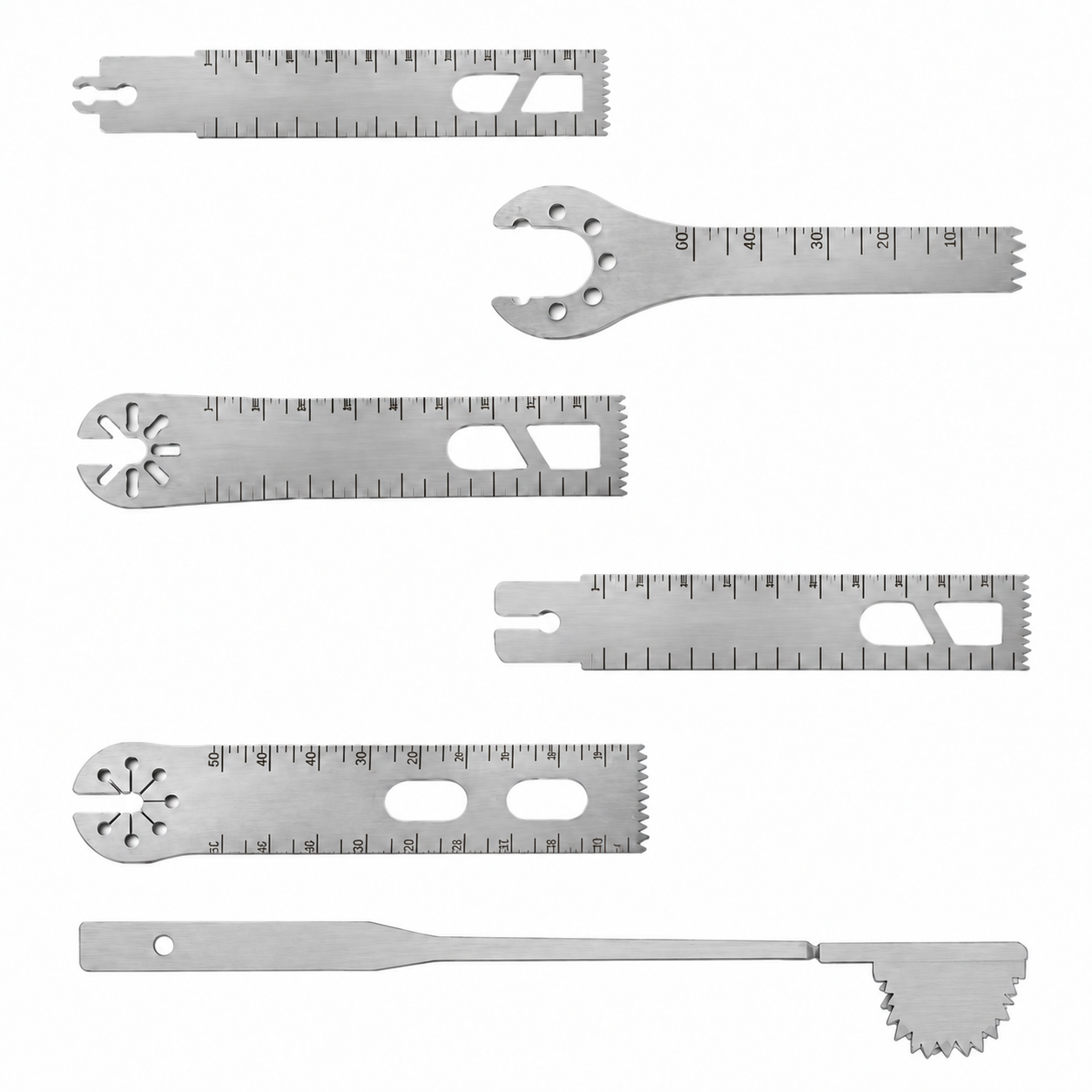 Surgical saw blades in stainless steel