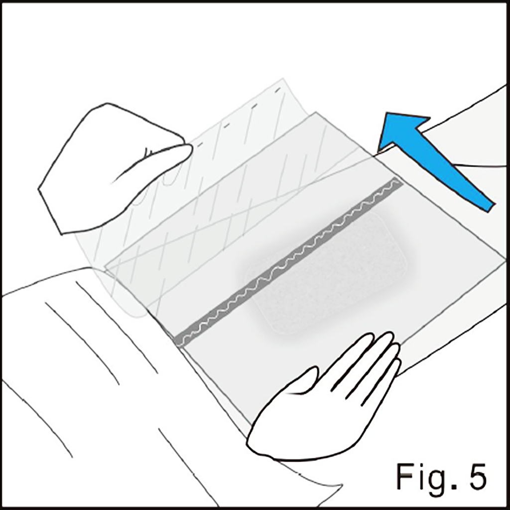 Apply the sealing film illustrated in source figure 5